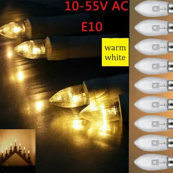 1pc LED Pærer Udskiftning Stearinlys Pære til Lys Kæder Lampada Stue Lamper Hjem Indretning LED Bombilla 10 V-55 V