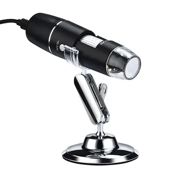Cewaal 3 I 1 Nye Bærbare HD 1600X 2MP Zoom Mikroskop 8 LED Micro USB Type-c Digital Håndholdt Forstørrelsesglas inspektionskamera