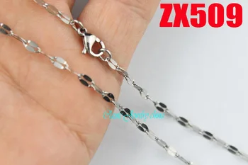 2,5 mm Glat overflade læbe kæde i rustfrit stål halskæde mode kæder sweater kæde 20pcs ZX509
