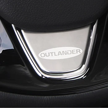 Tilbehør til bilen rattet dekorative dækning for Mitsubishi outlander peugeot 2013 2016 2017 2018 2019 2020