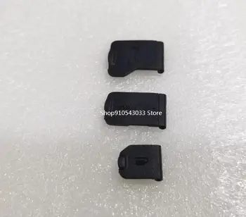 Et sæt af 3 stykker for Nikon D750 USB-shell -, læder-stik, gummi, læder, USB-læder