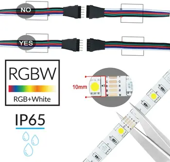 5m 10m TUYA Zigbee RGBW RGBWW Led Strip SMD 5050 Dæmpbar Lys+Mini-Controller+DC12V Strømforsyning Echo Plus Google Startside Voice Control
