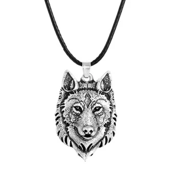 11 Stilarter Kreative Tibetansk Sølv Wolf Hoved Vedhæng & Halskæder Amulet Animalske Lang Halskæde Til Kvinder Unisex Mode Smykker
