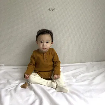 Dojhonkids Korea Mærke Af Høj Kvalitet Baby Sparkedragt Spædbarn Leggings Toddler Børn Dreng Piger Romper Tegnefilm Foråret Børn Tøj