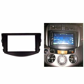 Bil Stereo Radio Fascia Panel Trim-Kit 2 Din Ramme Dvd Navigation-Audio Panel for Toyota Rav4 2006-2012