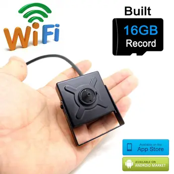 Ip-kamera wifi 720p mini wireless micro sd-kort 16G hjem mindste cam hd cctv sikkerheds overvågnings p2p wi-fi ipcam JIENU