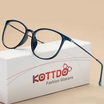 KOTTDO Nye Mode Briller Kvinder Square Plast Briller Optiske Briller Ramme Gennemsigtige Klart Retro Nærsynethed Eye Briller