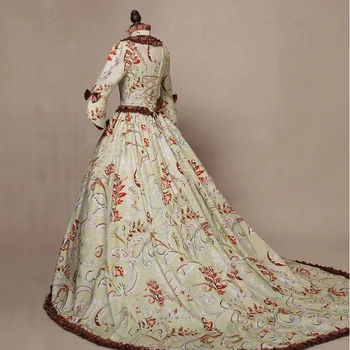 Middelalderlige Victorian Dronning, Prinsesse Ædle Dronning Kostume Kvinder Halloween Outfit Kjole Robe Tog Kjole Til Voksne Plus Størrelse