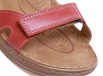 Kvinder Sandaler om Sommeren 2020 Kvinder Sko-Kvinde Peep-toe Kile Komfortable Sandaler Flade Sandaler Kvindelige Fodtøj Stor Størrelse 35-43