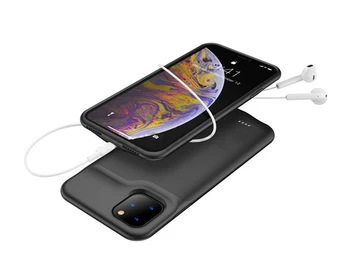 2020 Batteri Cases Til iPhone 11 Pro Silikone Stødsikkert Cover Til iPhone 11 Pro Power Tilfælde Backup Power Bank Case Til iPhone 11