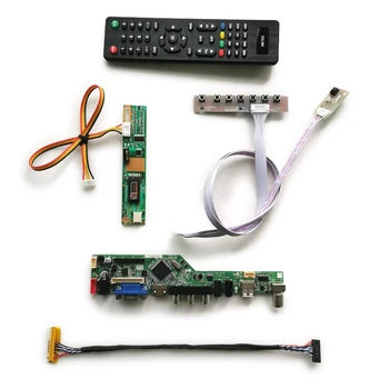 LCD-skærm universal controller board VGA+USB 1CCFL LVDS 30-Pin DIY kit Til N184H3/LTN160HT01/LQ164M1LD4C skærm 1920*1080