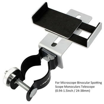 SVBONY 24-38mm universal mobiltelefon holder justerbar adapter installation mikroskop observation række teleskop clip-beslag