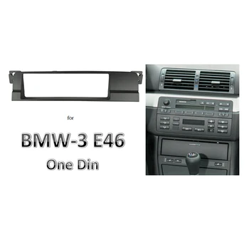 Højde Kvalitet En Din Bil Fascias Radio-CD, DVD, Stereo Panel Dash Mount Trim-Kit Ramme Surroud Plade Bezel Til BMW 3-Serie E46