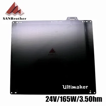 3D-Printer Aluminium UM2 Ultimaker 2+ Ultimaker 2 Udvidet UM2+ Print Tabel Opvarmet Seng 24V 3.5 Ohm 165W Top Kvalitet.