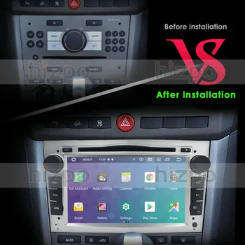 Android 10 2 DIN BIL DVD-GPS Navi passer til opel Vauxhall Astra H G J Vectra Antara Corsa Zafira Vivaro Meriva Veda Radio audio