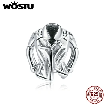 WOSTU S925 Sterling Sølv Hjerte Perle Rejse i Eventyr Charme Passer Oprindelige Armbånd DIY Halskæde Vedhæng Cool Stil, Smykker