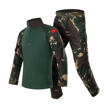 WW2 Teenager Drenge Militær Uniform Taktisk Kamp Jakke-Bukser Sæt Camouflage CP Jungle Print 2stk Børn Særlige Hær SWAT Passer til