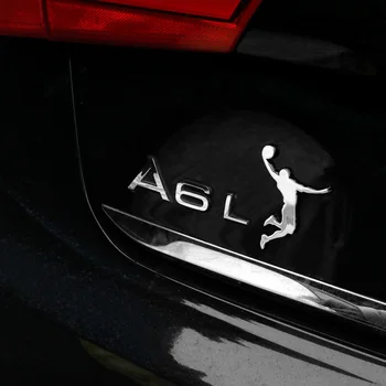 1stk Bil Metal Badge-Logo Basketball Bilens Bagagerum Auto Selvklæbende Mærkat Mærkat dropshipping