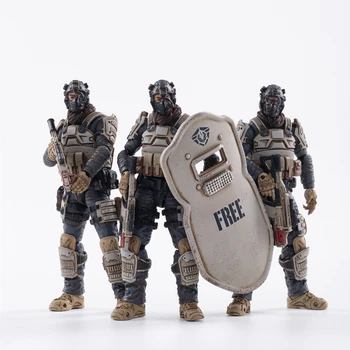 (3PCS/Sæt) JOYTOY 1/18 action figurer, Gratis Floskel 15 Moon Wolf Flåde militær soldat figur model legetøj samling toy