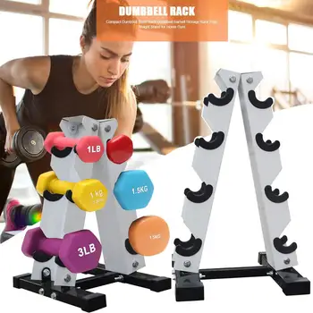 Stærk Og Robust A-Frame Håndvægte (Dumbbell Rack Storage Stå For Hjem Gym Daglige Træning