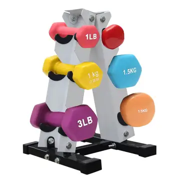Stærk Og Robust A-Frame Håndvægte (Dumbbell Rack Storage Stå For Hjem Gym Daglige Træning