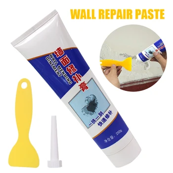 Universal Reparation Indsætte Repair Cream Væggen Reparation af Salve Injektionsmørtel Smuk Fugemasse til Krakket Skrællet Huller i Væggen Skraber 250g