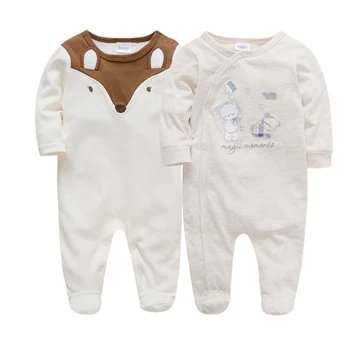 Kavkas 2019 Nyfødte Baby Sparkedragt babytøj 0 3 6 9 12 måneder bebes Buksedragt Baby Drenge Rompers Baby roupa de bebes Pyjamas