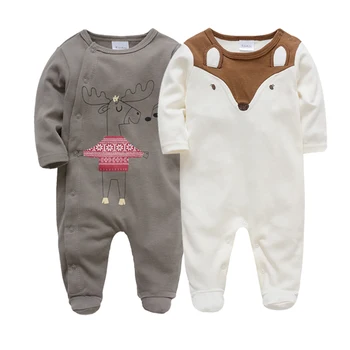 Kavkas 2019 Nyfødte Baby Sparkedragt babytøj 0 3 6 9 12 måneder bebes Buksedragt Baby Drenge Rompers Baby roupa de bebes Pyjamas