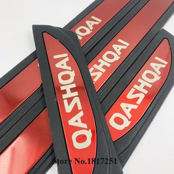 Stainless steel door sill For Nissan QASHQAI J10 2007 -2013 accessories welcome pedal Trim Car Styling