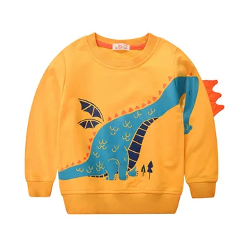 2020 Dinosaur Drenge Hættetrøjer til Teen Piger Bomuld Efterår og Vinter Børns Sweatshirt Børn Overdimensionerede Hættetrøjer Poleron Boy Tøj