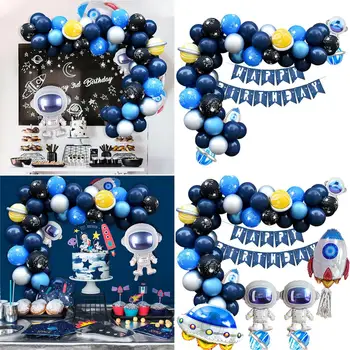 Det ydre Rum Part Astronaut balloner Raket Folie Balloner Fødselsdag Part Indretning Børn Favoriserer Dreng, Baby Shower, Ballon, Helium Globals