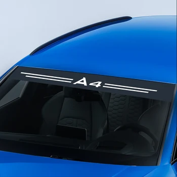 For Audi A4 B5 B6 B7 B8 B9 Bil Foran Bag Forruden Mærkat Auto Reflekterende Vinyl Decals Bil Bil Tuning Tilbehør