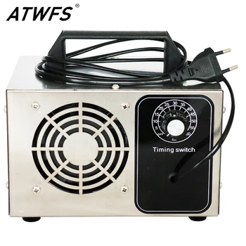 ATWFS 220V 60g/48g/36g/28g/20g/10g Ozon Generator Sterilisere Luft Ozonizer Cleaner Renser Hjem Ozonator iltkoncentratoren