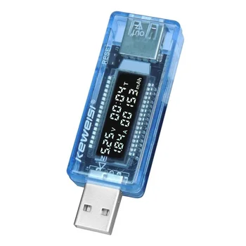 3 i 1 LCD-Mobil Batteri Tester Magt Detektor Spænding Strøm USB-тестер Oplader Læge 30% off Bank Tester Meter Voltmete