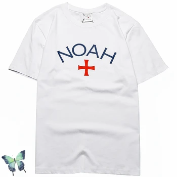 NOAH Cross T-Shirt NOAH Mode Cas T-shirt til Mænd, Kvinder, Par, Kort Ærme T-shirts Hurtig levering