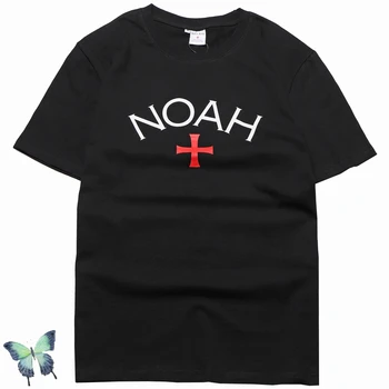 NOAH Cross T-Shirt NOAH Mode Cas T-shirt til Mænd, Kvinder, Par, Kort Ærme T-shirts Hurtig levering