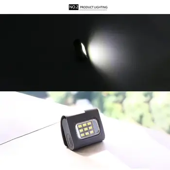 LumiParty Sport Kører Lys USB-Opladning LED Nat Kører Lommelygte Sikkerhed Jogging Bryst Lomme Lygte Gå Advarsel Lys