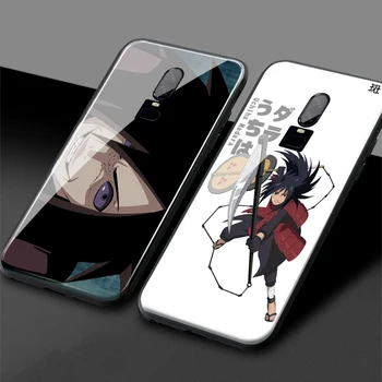 Madara Uchiha Naruto anime soft TPU silicone hærdet glas telefonen tilfælde dække shell For OnePlus 6 6T 7T 7 Pro