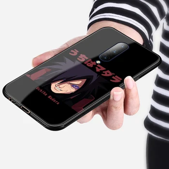 Madara Uchiha Naruto anime soft TPU silicone hærdet glas telefonen tilfælde dække shell For OnePlus 6 6T 7T 7 Pro