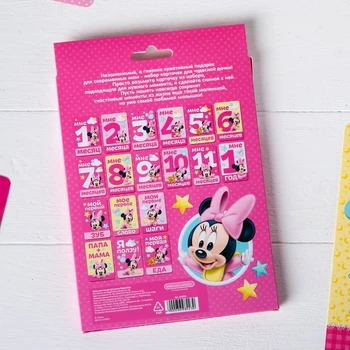 Et sæt af kort til fotooptagelser, Minnie Mouse, 12 x 8 cm Dekoration