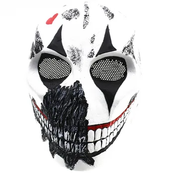 3 stilarter plast harpiks halloween klovn skræmmende klovn maske joker klovn tilbehør maskerade part forsyninger karneval ansigt indretning