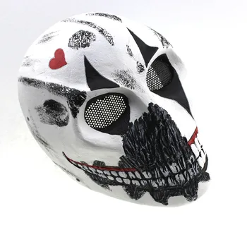 3 stilarter plast harpiks halloween klovn skræmmende klovn maske joker klovn tilbehør maskerade part forsyninger karneval ansigt indretning