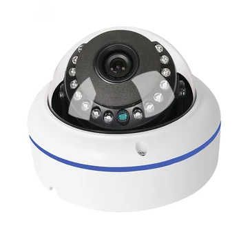 4MP AHD Fisheye Kamera Vidvinkel 360 Graders Fish Eye Høj Opløsning Fuld HD Infrarød Analog overvågningskamera med OSD-Kabel