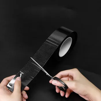Bil Døren Kant Guard Beskytter Gummi-Trim med at Forme Bunden Strimmel dobbeltklæbende Nano Tape Vaskbart Aftageligt Gel Grip