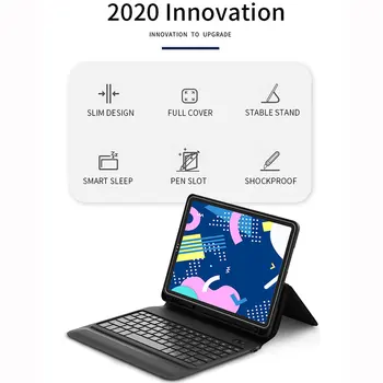 WIWU Smart Keyboard for iPad Pro 11 2020 Bluetooth Keyboard Folio Bløde at Røre Læder taske til iPad Pro 9.7 10.2 10.5 2019