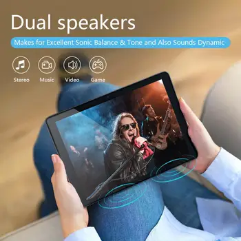 ZONKO Android 10 tommer Tablet Android 9.0 Pie Tablet-PC ' en Octa Core SC9863A 1920*1200 2GB RAM 32G ROM 5G WiFi GPS Bluetooth-Tabletter
