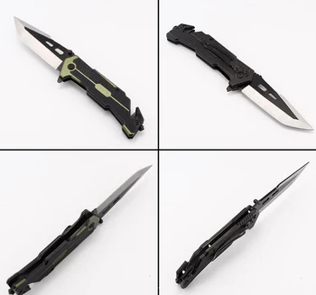 Multi-funktion udendørs lomme kniv camping self-defense jagt knive vandring camping værktøjer 440C aluminium legering