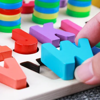 Børn, Legetøj til Børn Digitale brev Farve Kognition Puslespil Baby Tidlig Læring byggesten Montessori legetøj