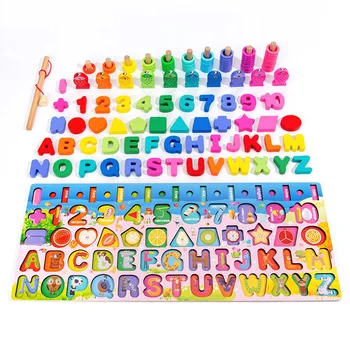 Børn, Legetøj til Børn Digitale brev Farve Kognition Puslespil Baby Tidlig Læring byggesten Montessori legetøj