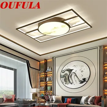OUFULA Moderne Ultra-Tynd loftsbelysning Moderne Hjem Velegnet Til stuen, spisestuen, Soveværelse